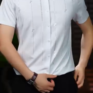 Premium White Casual Shirt for Men | Stylish Summer Wear | Short Sleeves | Rs.199/- Only | COD Available