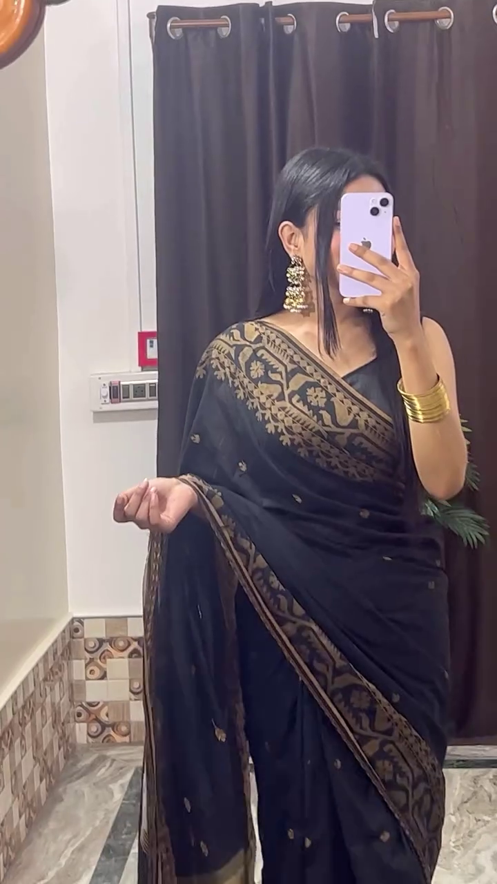 Elegant Dual-Tone Silk Saree for Women – Available in 9 Stunning Colors | Soft & Lightweight - Image 2