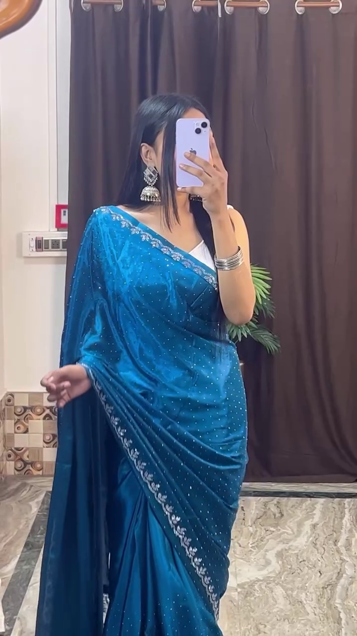 Elegant Dual-Tone Silk Saree for Women – Available in 9 Stunning Colors | Soft & Lightweight - Image 3