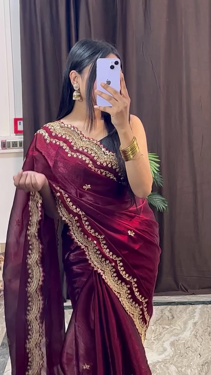 Elegant Dual-Tone Silk Saree for Women – Available in 9 Stunning Colors | Soft & Lightweight - Image 5