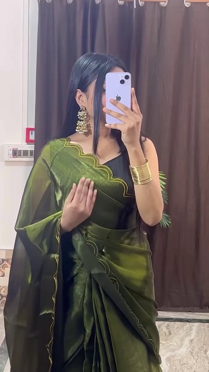 Elegant Dual-Tone Silk Saree for Women – Available in 9 Stunning Colors | Soft & Lightweight - Image 7