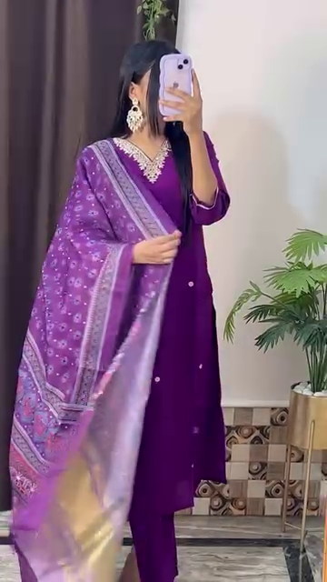 Festive Yellow Embroidered Kurta Set with Multicolor Dupatta – 10 Color Variants | Ethnic Wear for Women - Image 8