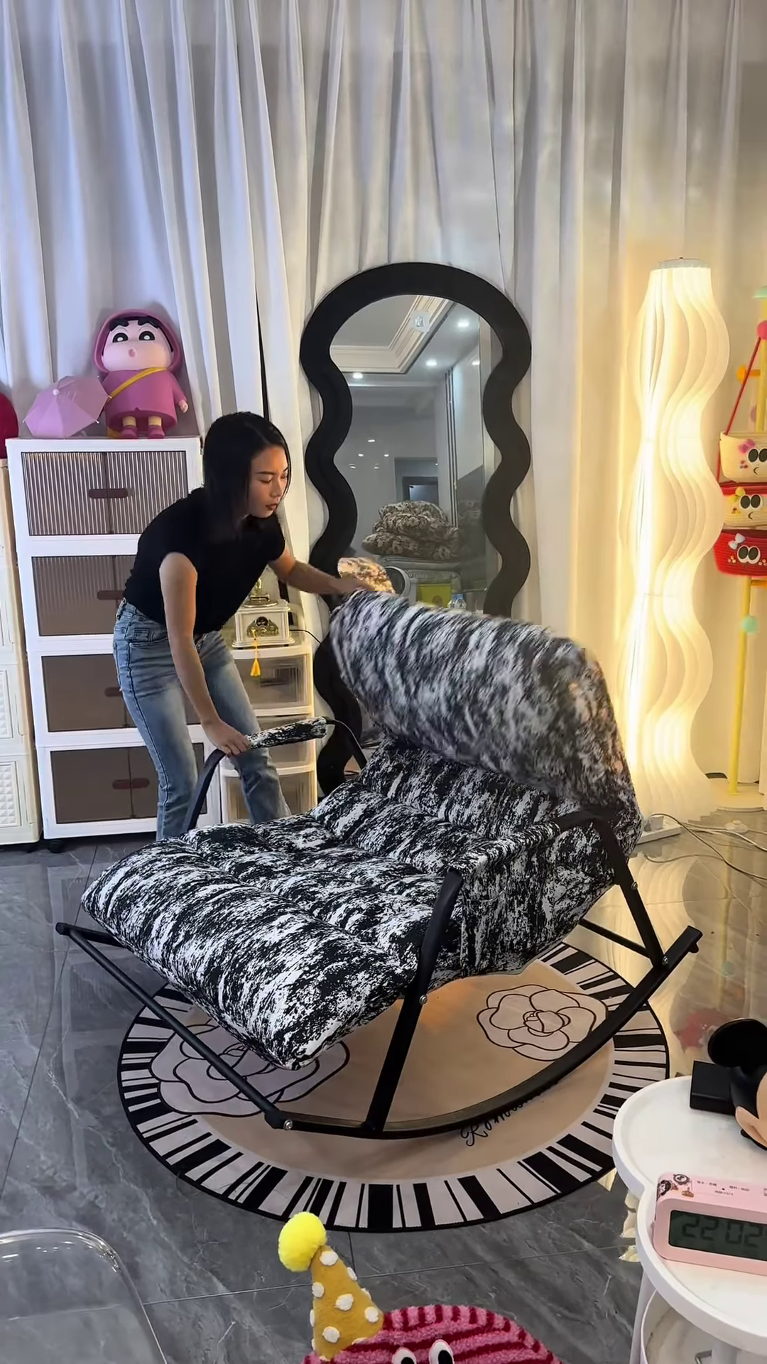 Rock Your Relaxation β Modern Cozy Rocking Lounge Chair π€πͺποΈ - Image 3