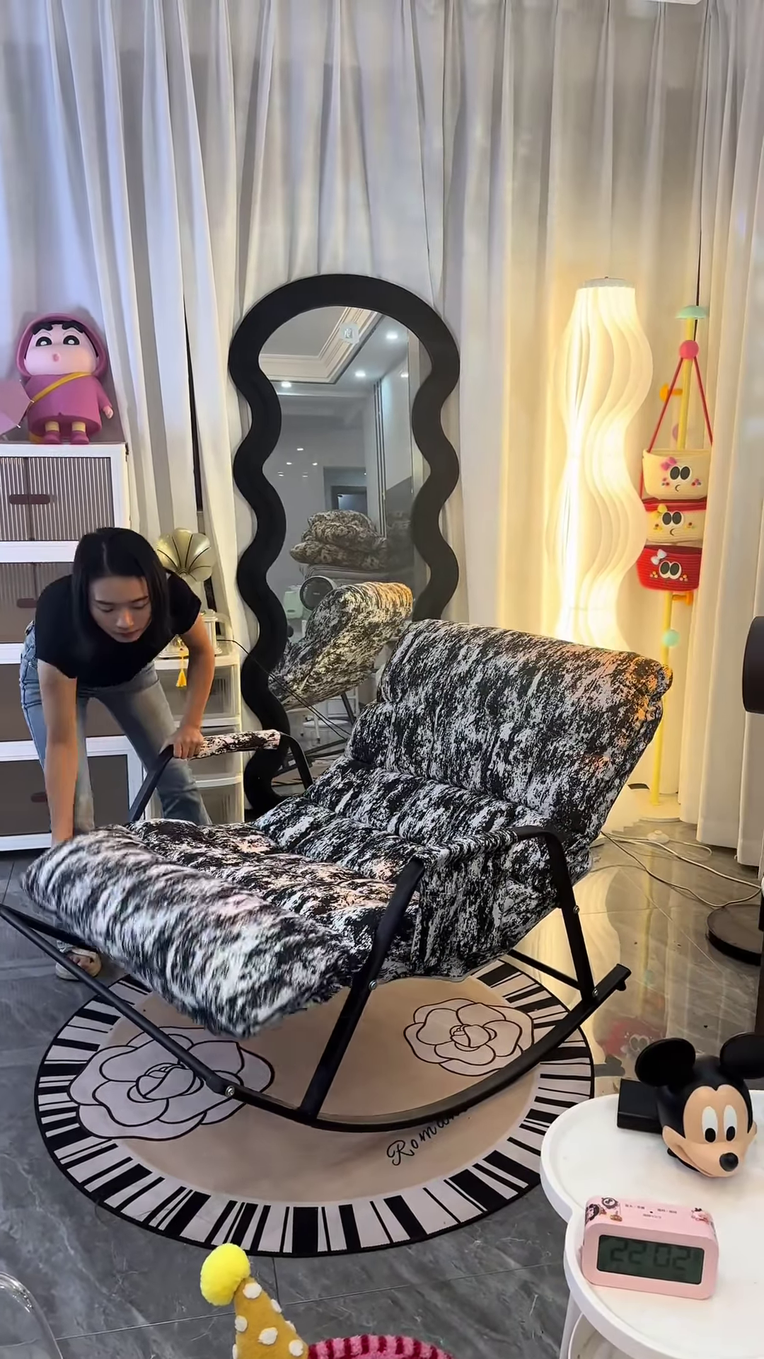 Rock Your Relaxation β Modern Cozy Rocking Lounge Chair π€πͺποΈ - Image 2