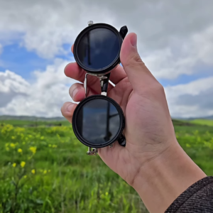 Retro Steampunk Flip-Up Sunglasses 🕶️⚙️ – Bold Style Meets Classic Cool
