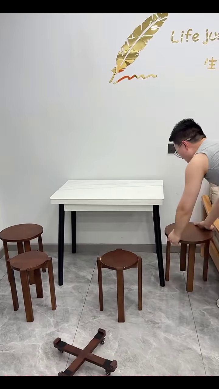 🪑✨ Space-Saving Smart Coffee Table Set – Style Meets Function! 🏡🧠 - Image 3