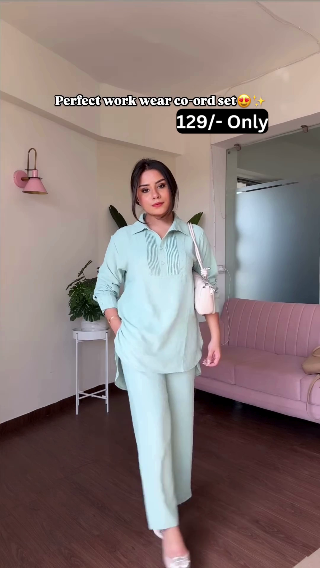 Comfortable Knit Co-ord Set with Textured Detail for Work or Casual Wear - Image 5