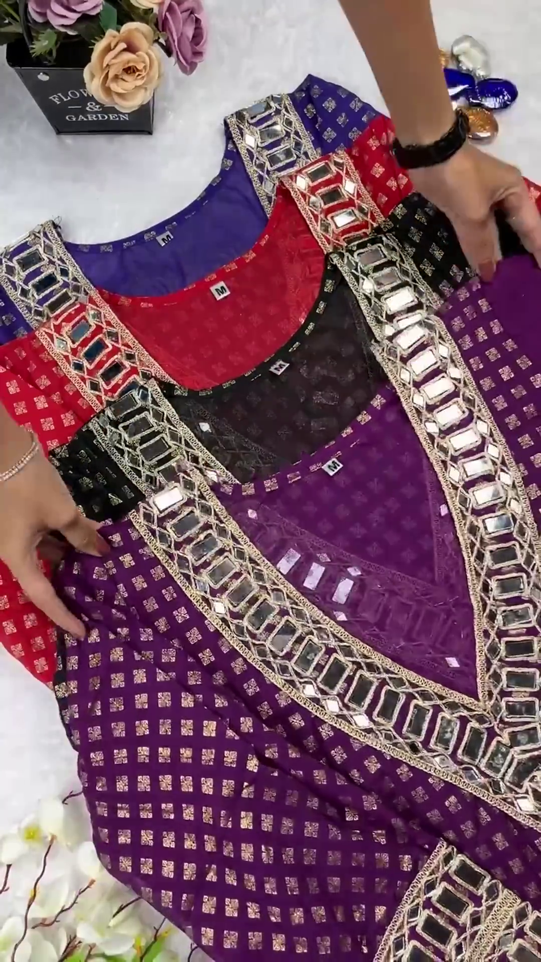 Celestial Mirror-Work Designer Kurti Collection - Image 4