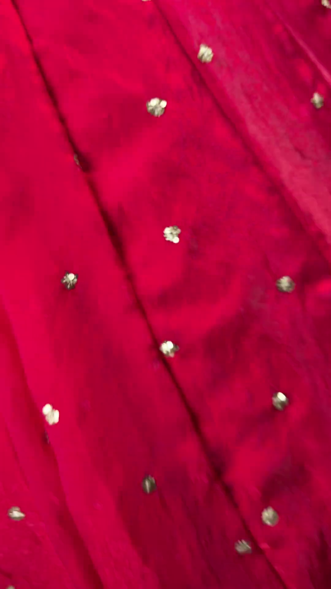 Majestic Rani Pink Scalloped Designer Gown - Image 4