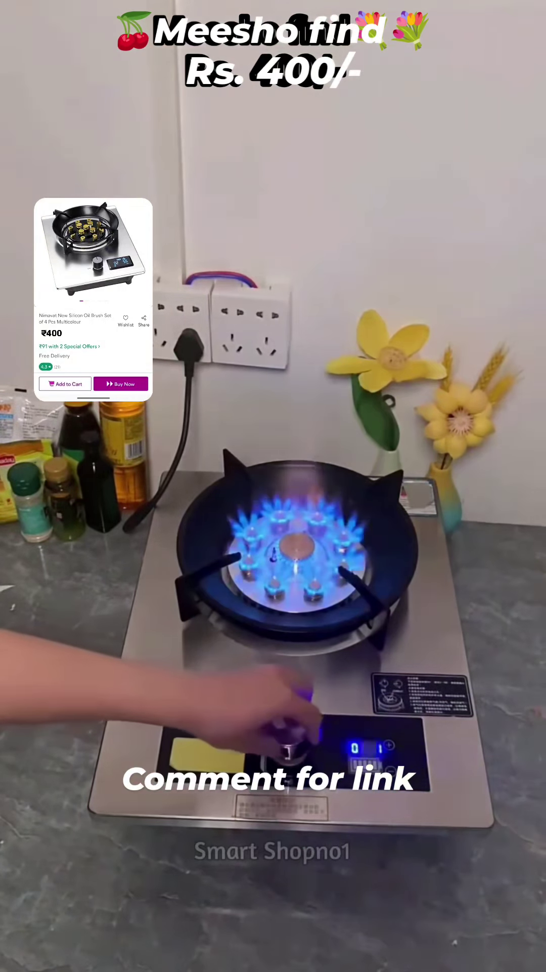 Single Burner Professional Stainless Steel Induction Cooktop - Image 2