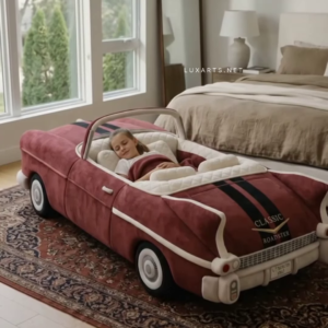 Classic Roadster Novelty Car Bed for Kids
