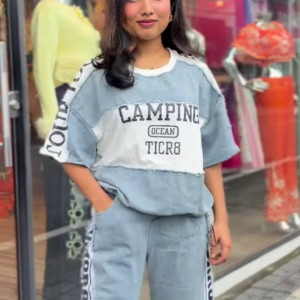 Urban Casual Graphic T-Shirt and Jogger Co-ord Set