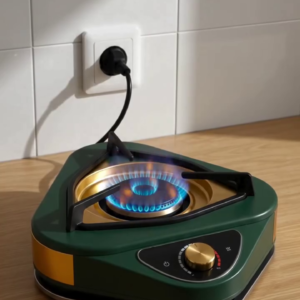 Compact Portable Triangular Gas Stove